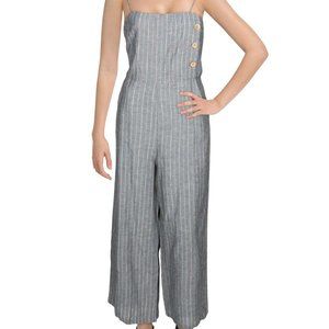 NWT LUCCA SQUARE NECK STRIPED JUMPSUIT  - medium